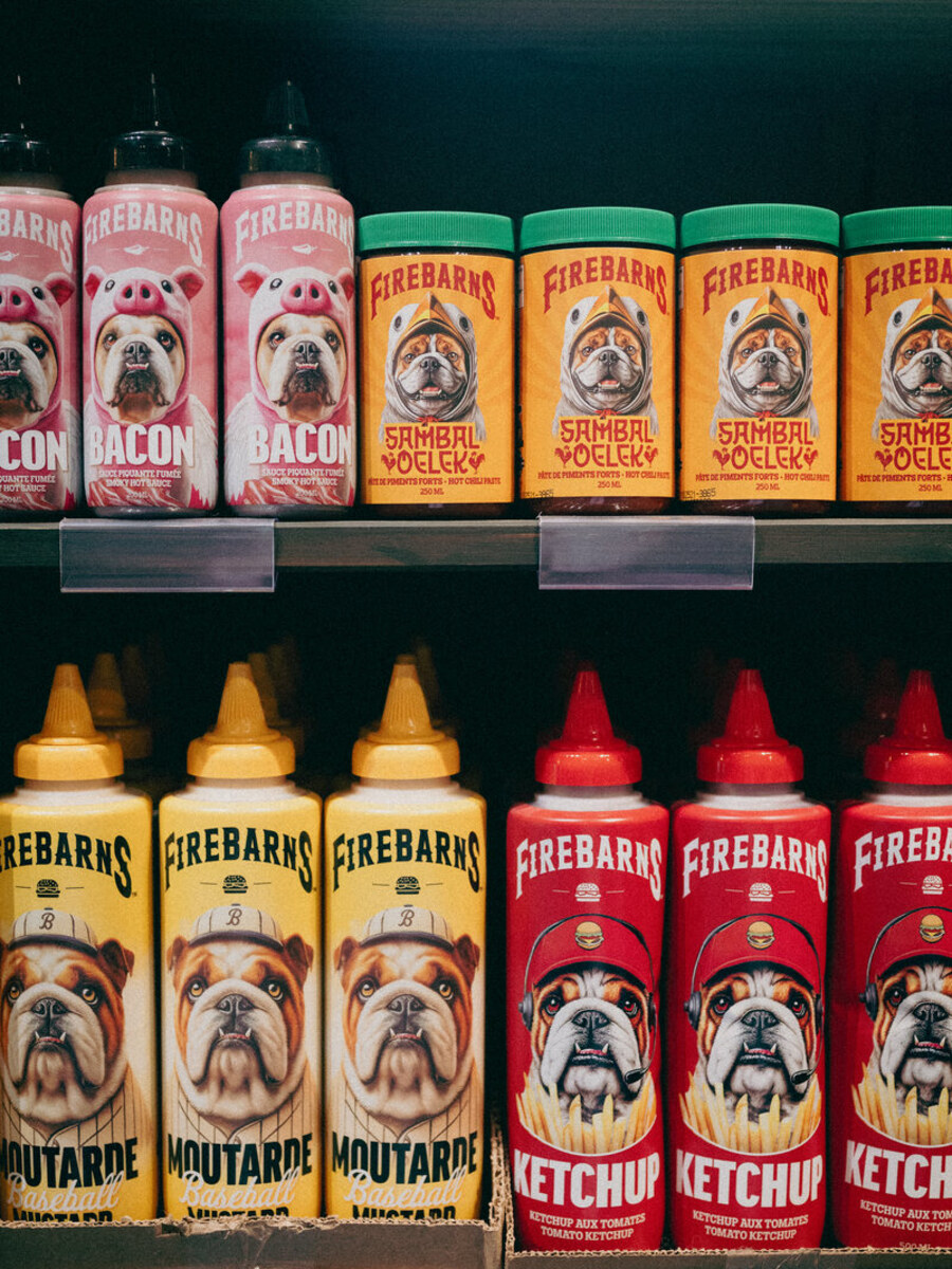 Sauces québécoises Firebarn proposées chez Fraser et Gagnon
